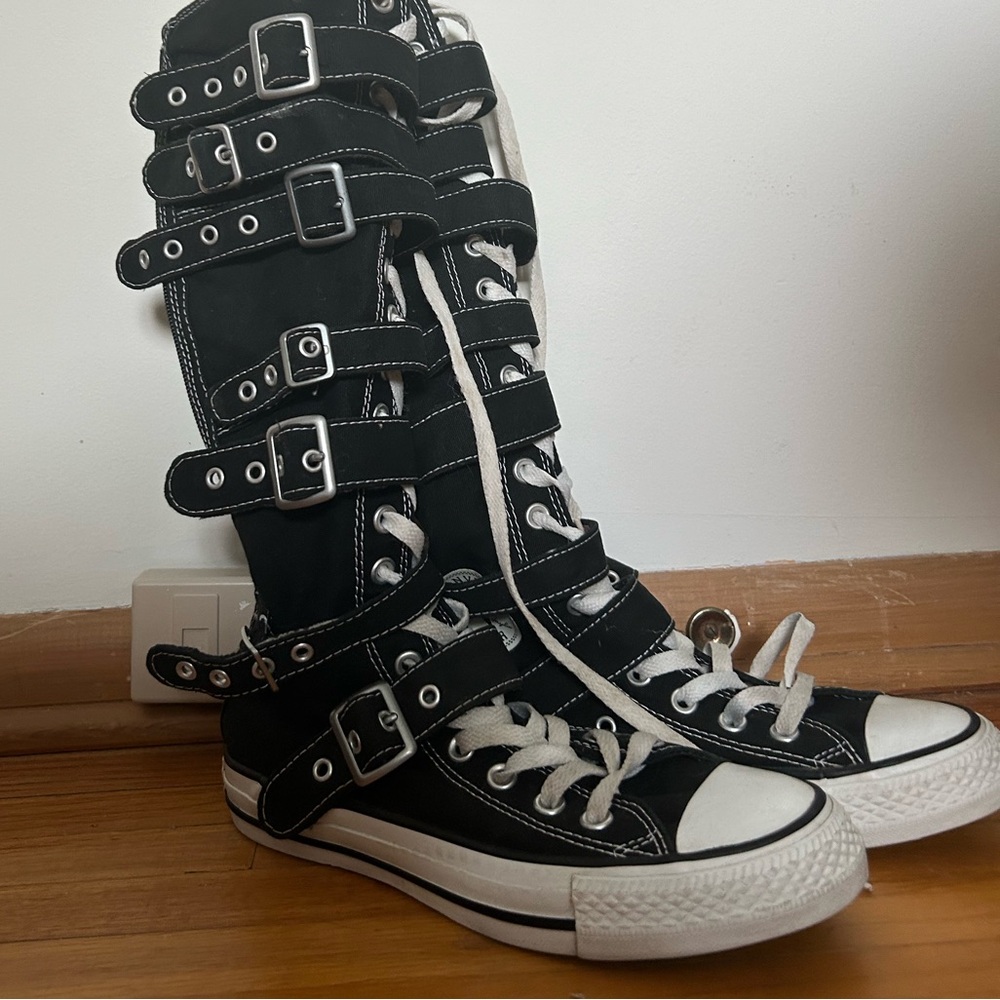 RARE Knee High Buckle Converse